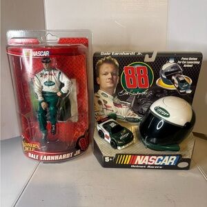 Dale Earnhardt Jr 88 Helmet Racers And Action Figure Amp NASCAR